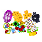 Juego Construcción Bloques Magnéticos 202 Piezas Educativo - Imagen 2