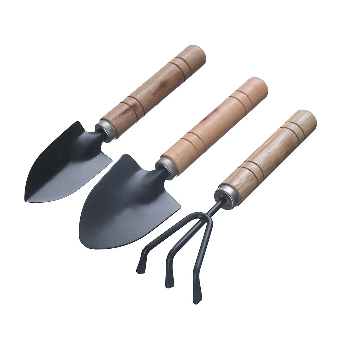 Pack X 3 Herramientas De Jardin Pala Rastrillo Iluminaras - Imagen 1