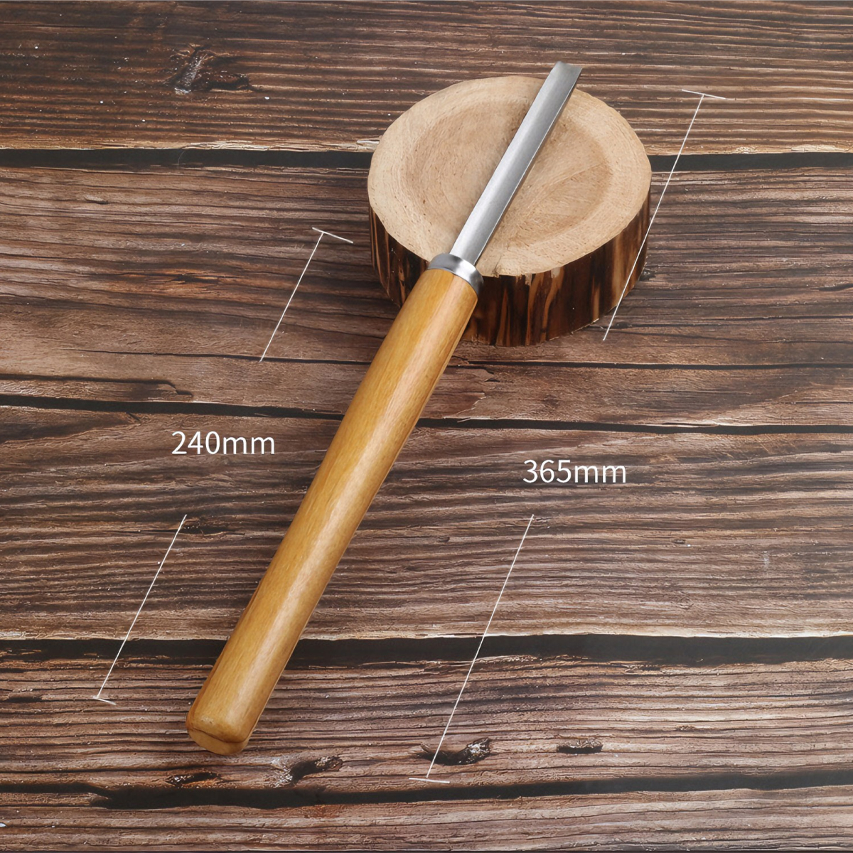Gubia Para Torno De Madera Juego 8 Piezas Iluminaras - Imagen 3