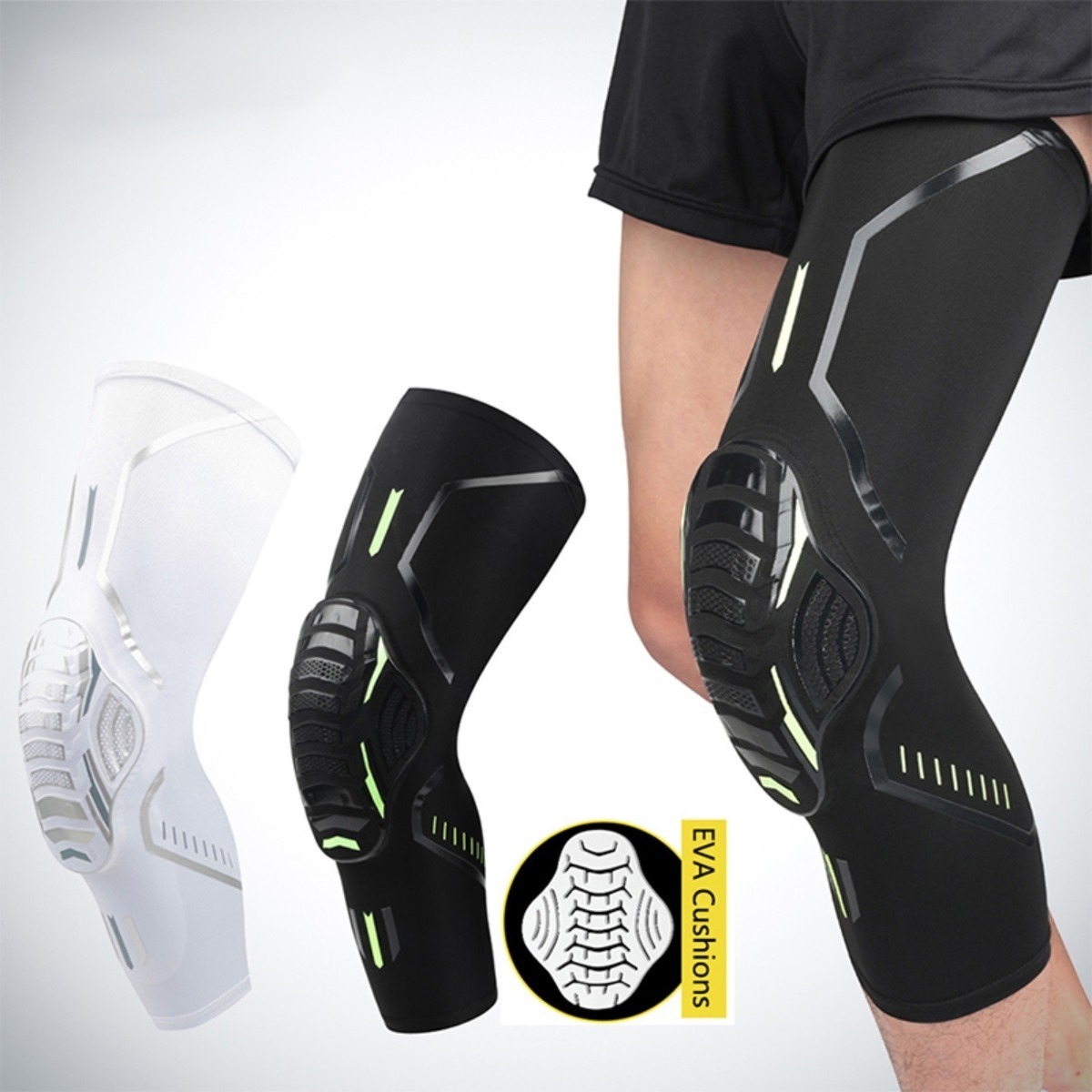 Rodillera Deportiva Larga De Compresion Adulto Deporte Xl - Imagen 9