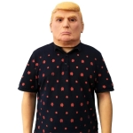 Mascara Latex Disfraz Halloween Donald Trump - Imagen 2