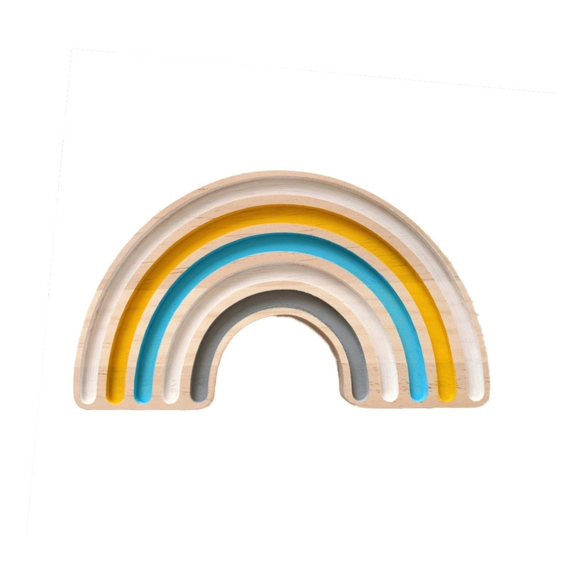 Adorno Arcoiris De Madera Para Cuarto Infantil Boho - Imagen 22