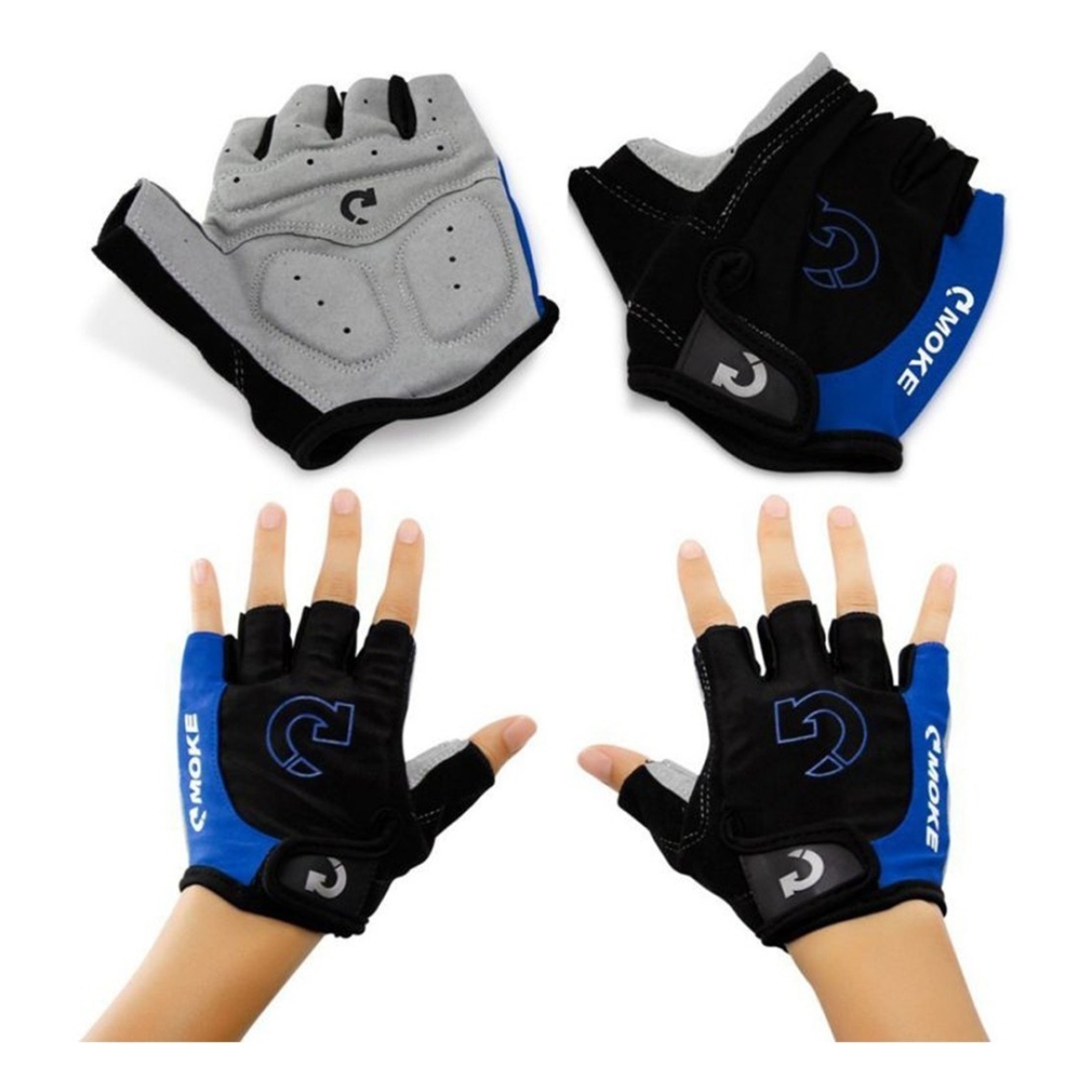 Guantes De Ciclismo Cortos Dryfit Guante Ciclista Moke - Imagen 13