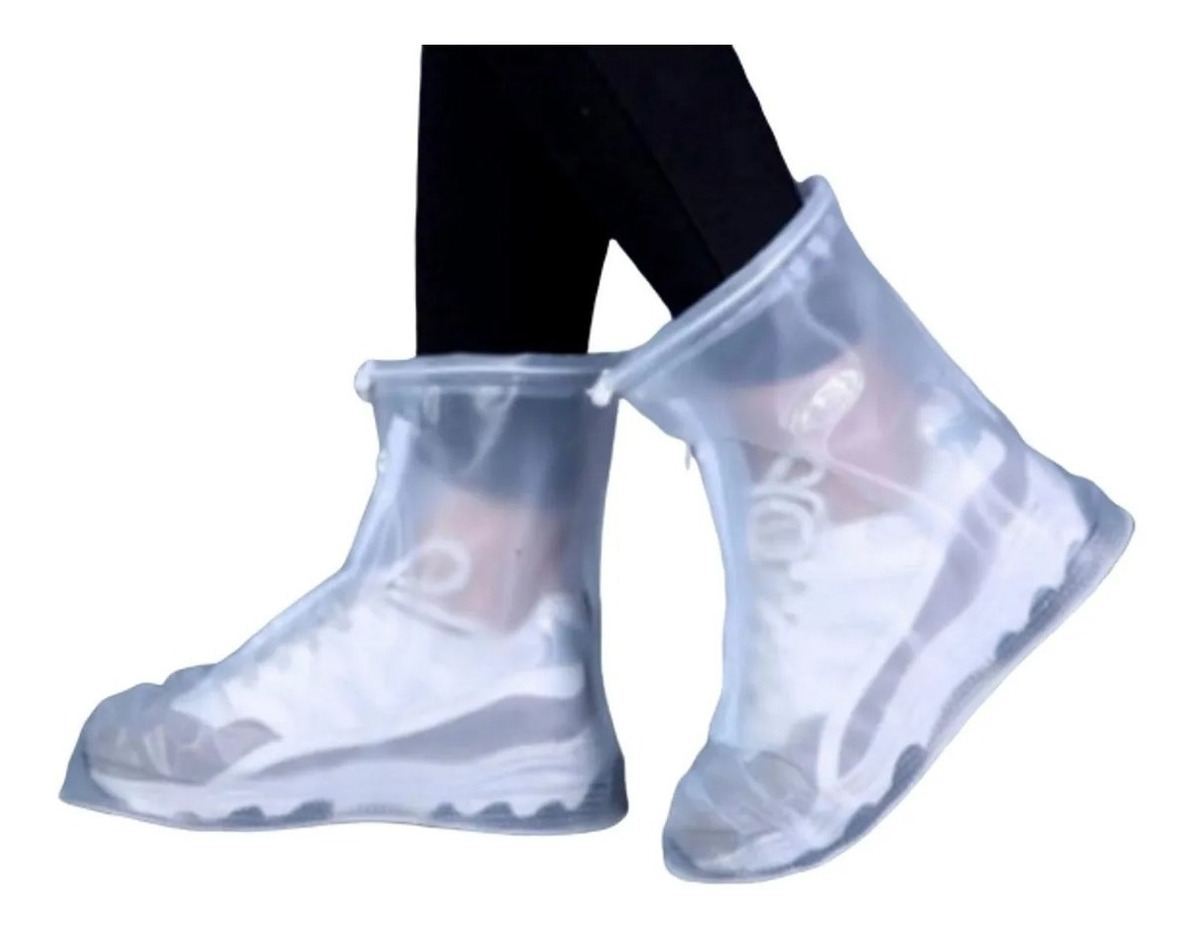 Cubre Zapato Zapatilla Silicona Impermeable Lluvia Calzado - Talle L (del  40 al 44)