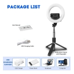 Tripode Anillo Luz Led Selfie Maquillaje Fotos C/ Control - Imagen 5