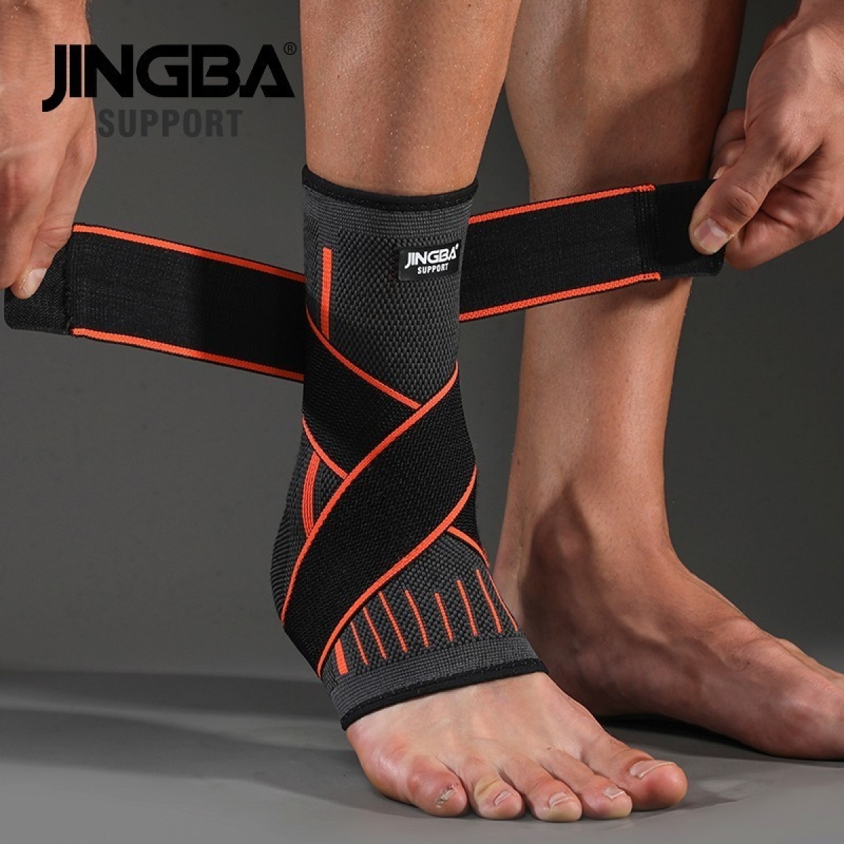 Tobillera Compresion Ajustable Deporte Entrenamiento L/xl - Imagen 2