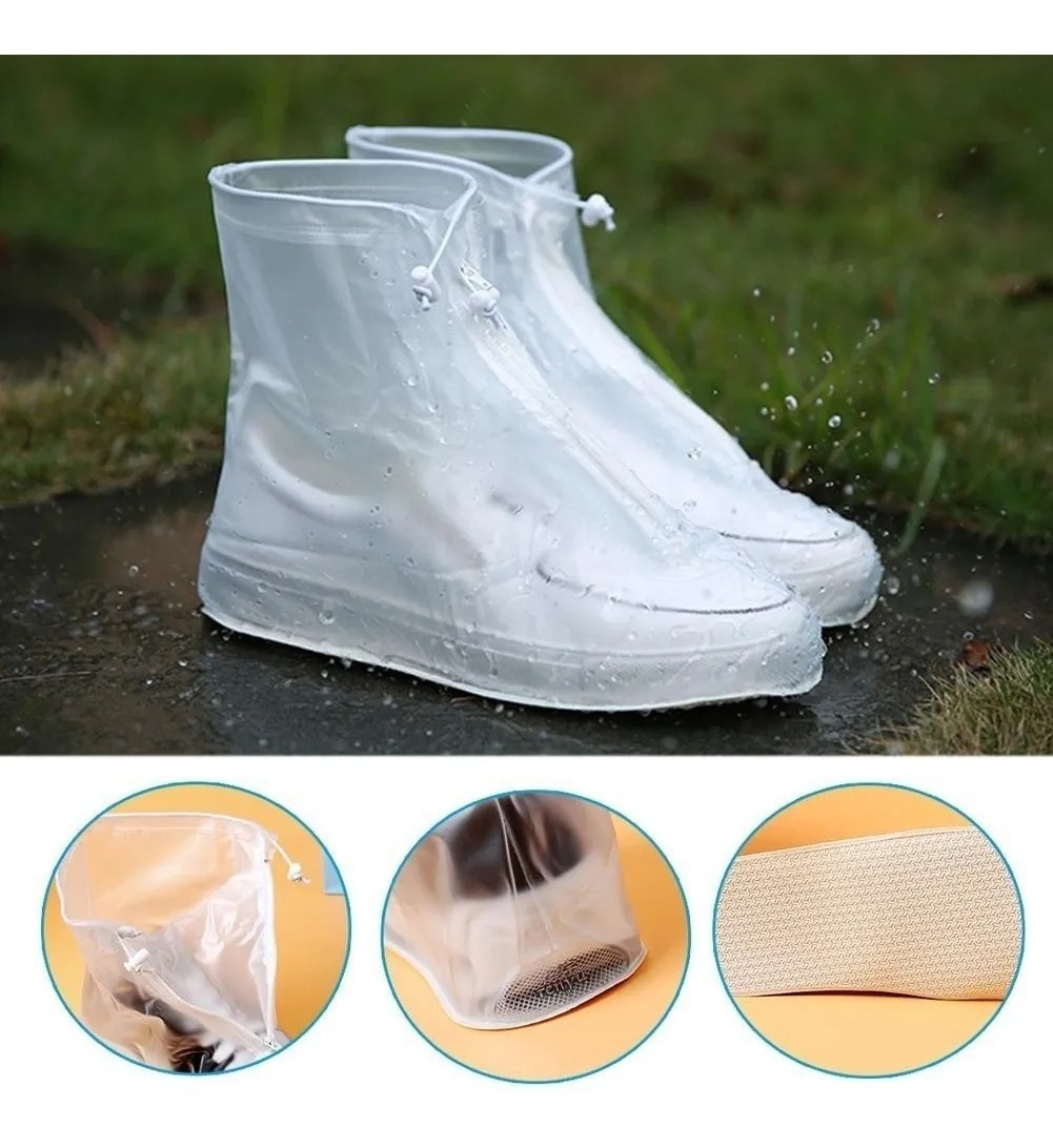 Cubre Zapatos Impermeable De Silicona Para Lluvia Barro