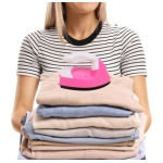 Mini Plancha Eléctrica Portátil Para Ropa Hogar Viaje - Imagen 8