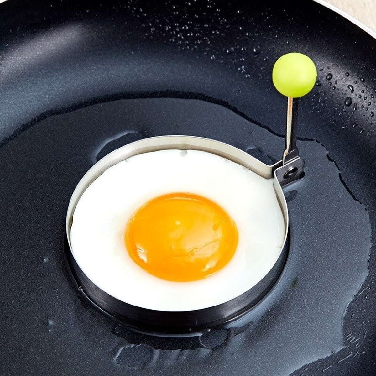 Set X5 Moldes De Metal Para Huevo Hamburguesas - Divertidos - Imagen 3