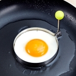 Set X5 Moldes De Metal Para Huevo Hamburguesas - Divertidos - Imagen 3