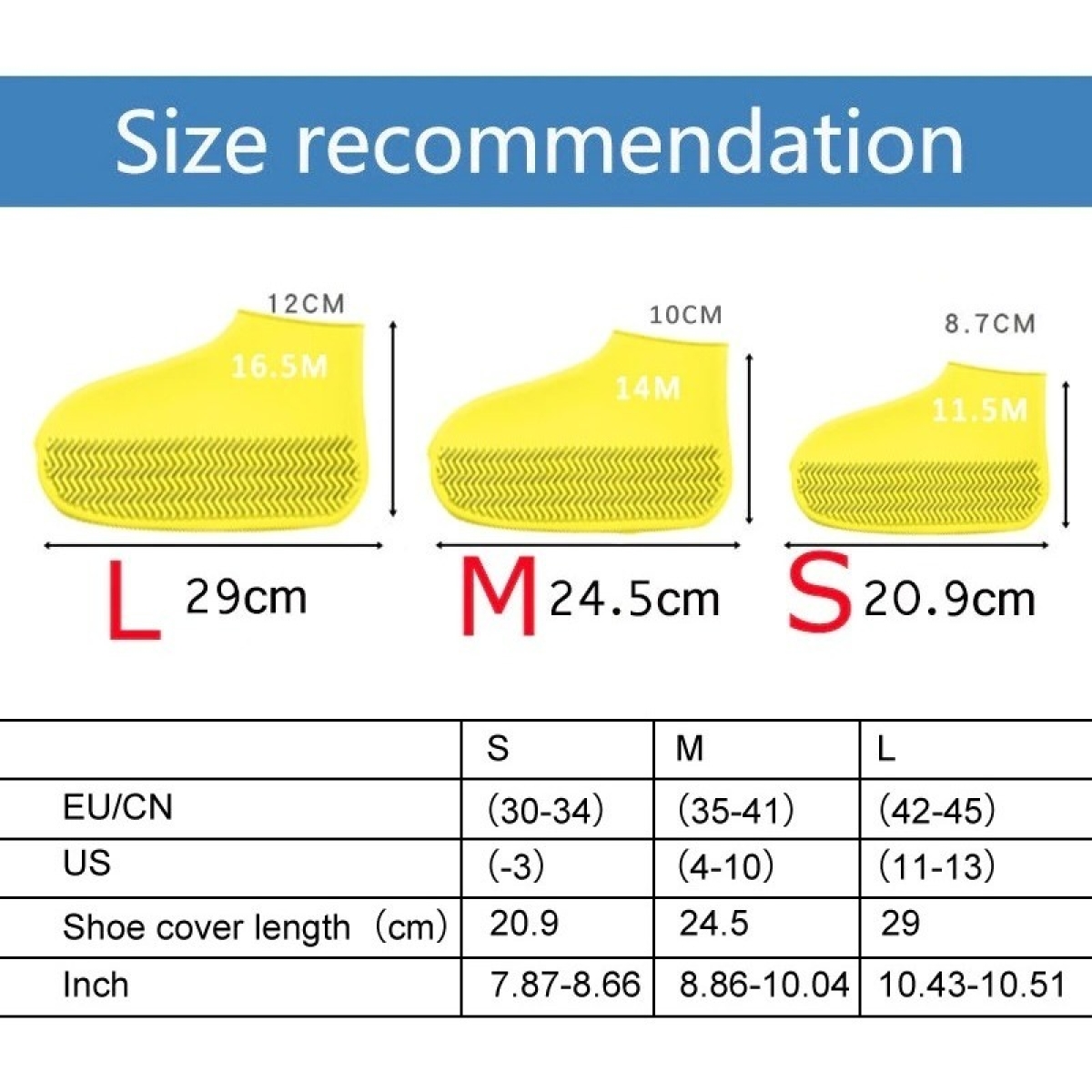 Funda Protector Cubre Calzado De Silicona Impermeable S - Imagen 7