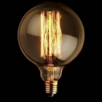 Plafon Colgante Porta Foco + Lampara Filamento Retro Globo - Imagen 3