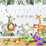 Vinilo Decorativo De Pared Animales Nordico Adhesivo Sticker - Imagen 4
