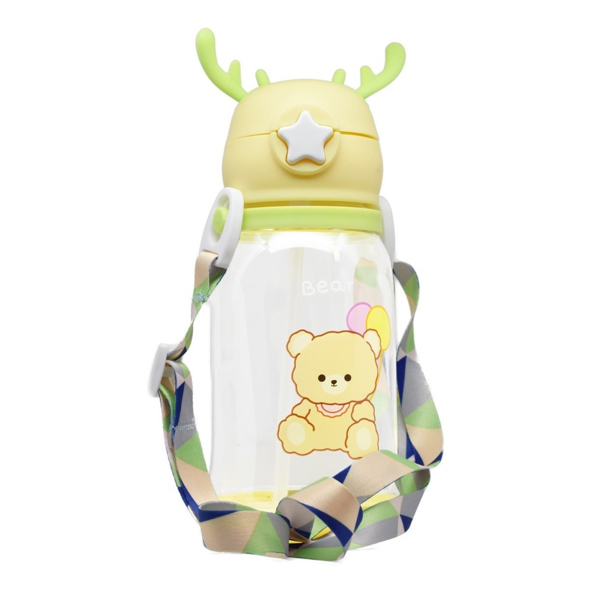 Botella Entrenamiento Para Bebe Con Pajita Vaso Con Correa - Imagen 1