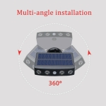 Set X2 Foco Solar Led Impermeable Con Sensor De Movimiento - Imagen 6