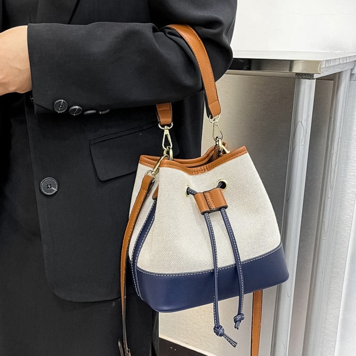 Bandolera Estilo Bolso De Hombro Mini Cartera Moderna Chica - Imagen 5
