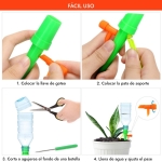 Tapa Botella Auto Riego Masetas Goteo Plantas Viaje X1 - Imagen 6