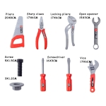 Set De Herramientas Niños Juguete Con Mesa 40 Piezas - Imagen 6