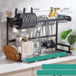 Escurridor De Platos Vasos Cubiertos Copas Premium 85cms - Imagen 3