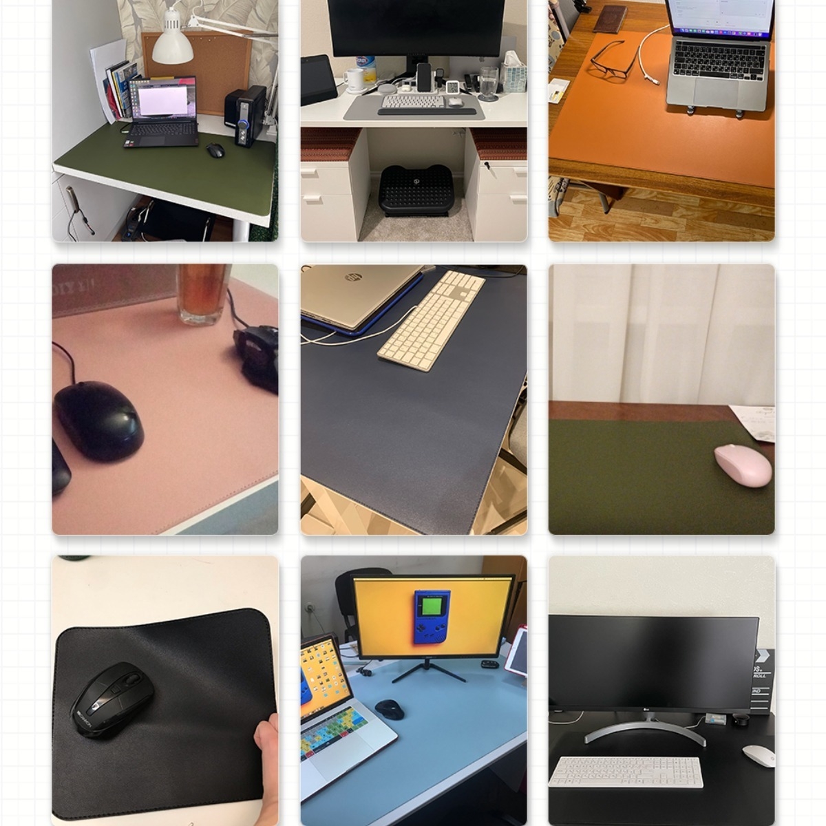 Mouse Pad Liso Cuero Pu 45cm X 90cm X 3mm - Varios Colores - Imagen 16