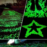 Piedras Decorativas Brillantes Luminosas Para Jardín Césped - Imagen 4