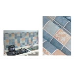 Papel Adhesivo Empapelar Paredes Azulejos Azul Iluminaras - Imagen 4