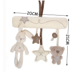 Colgante Peluche Para Bebe Cochecito Cuna Juguete Sensorial - Imagen 7