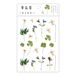 Plancha Stickers Pegotines Estilo Vintage Diseños Naturaleza - Imagen 2