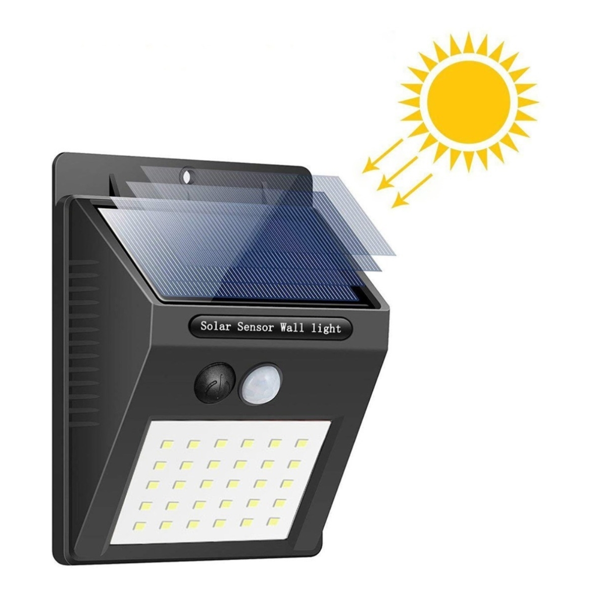 Foco Luz Led Solar Exterior 20 Led Con Sensor De Movimiento - Imagen 3
