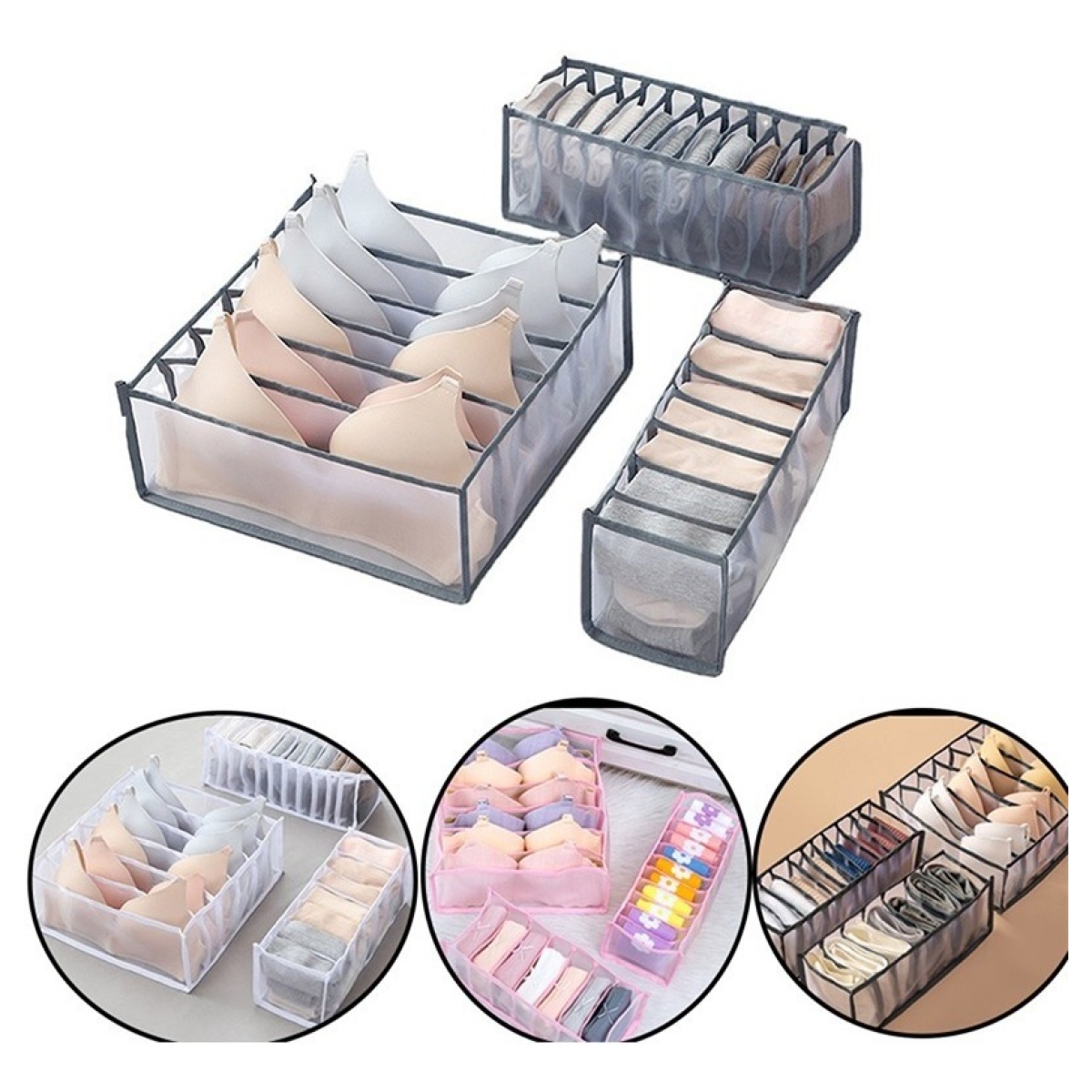 Organizador De Ropa Interior Y Medias 11 Divisiones - Imagen 4