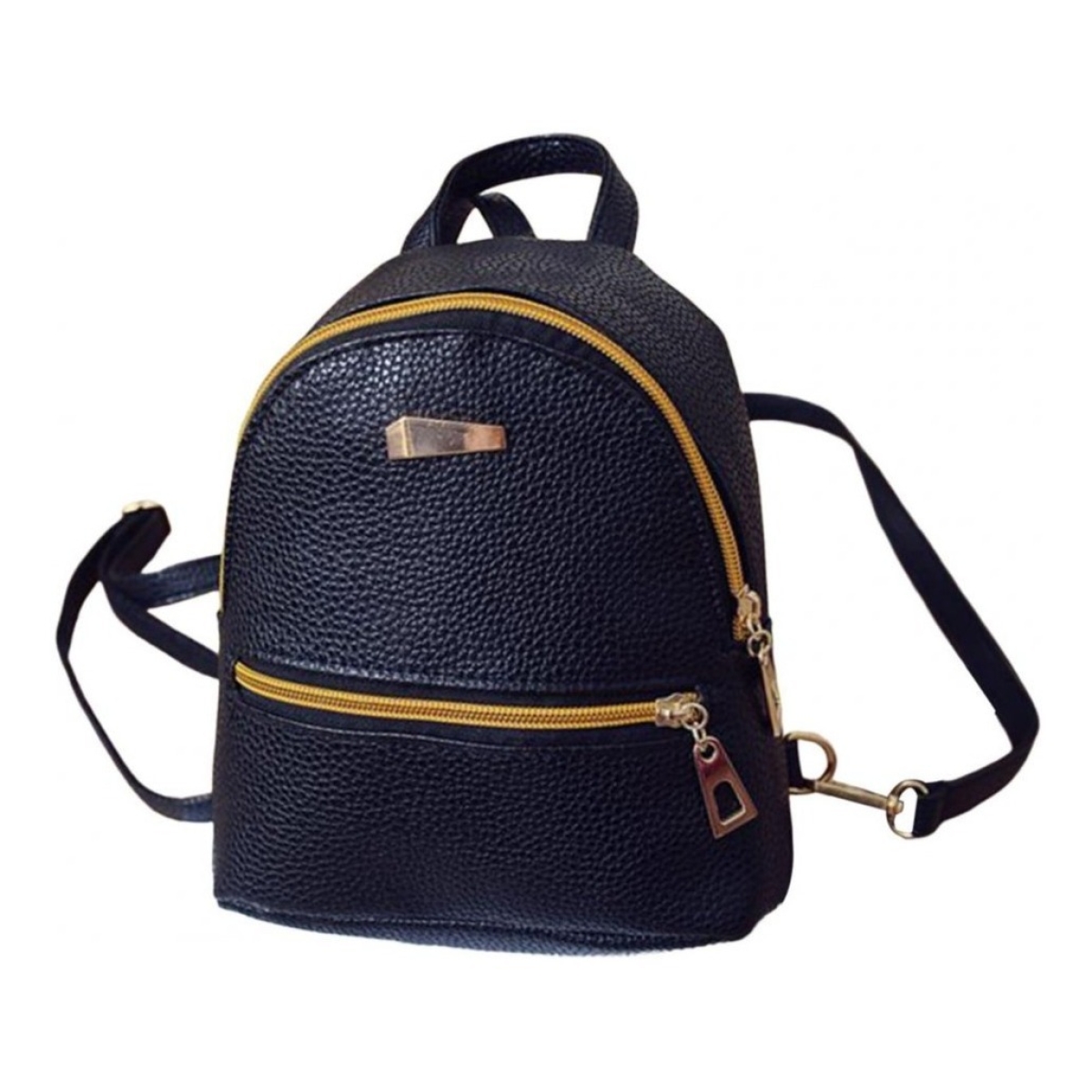 Mini Mochila Bandolera Simil Cuero Moderna Chica - Imagen 15