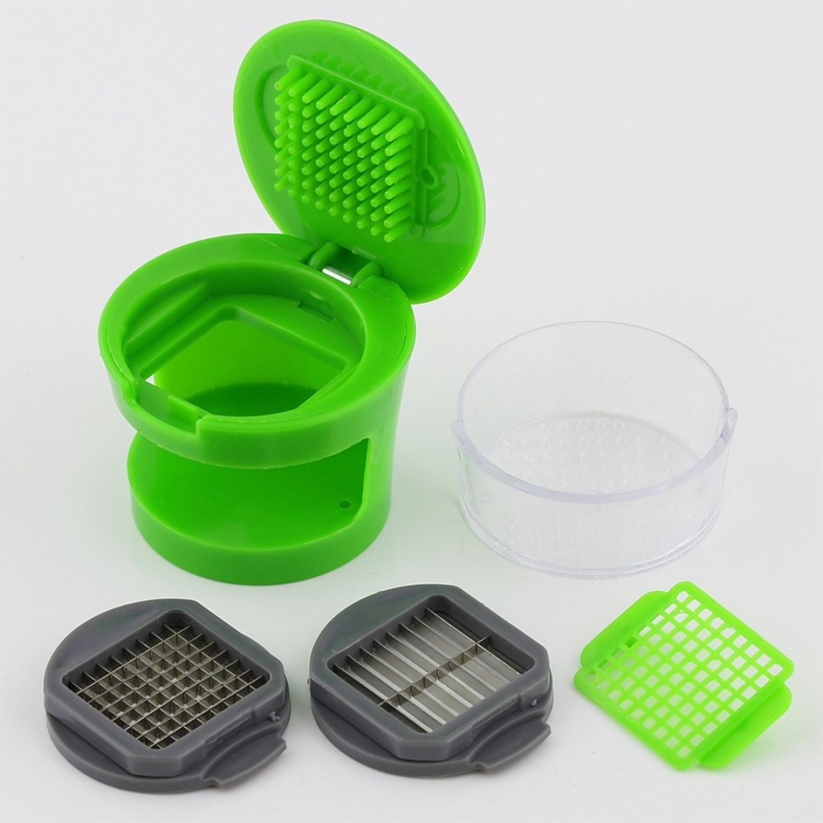 Triturador De Ajo Prensa Acero Inoxidable Y Plastico Cocina - Imagen 3