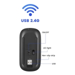 Mouse Ultra Slim Inalámbrico Recargable Con Nano Receptor - Imagen 21