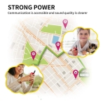 Set X2 Handies Baofeng T6 32km Walkie Talkie Con Auriculares - Imagen 14