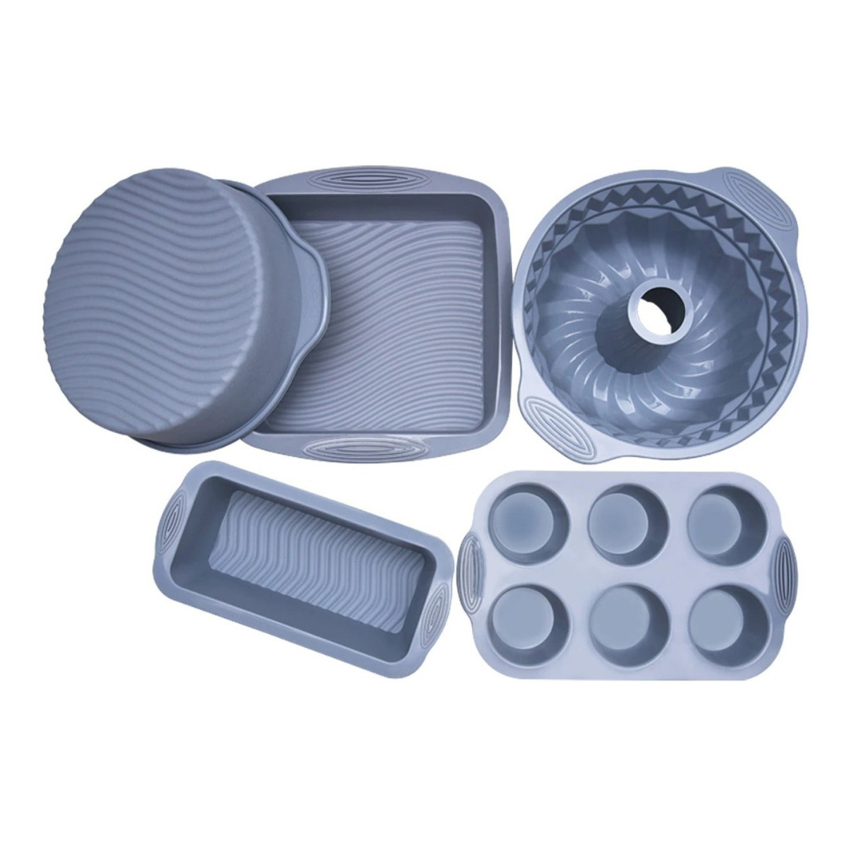 Set X 5 Asaderas De Silicona Para Pasteleria -40º A 230º - Imagen 9