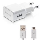 Ficha De Cargador Samsung Original Negro Y Blanco - Imagen 2