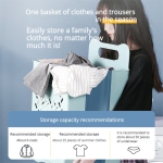 Cesto De Ropa Sucia Colgante Plegable Para Colgar Pared Baño - Imagen 3
