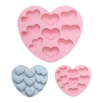 Molde De Silicona Corazones Bombones Jabones Pasteleria - Imagen 8