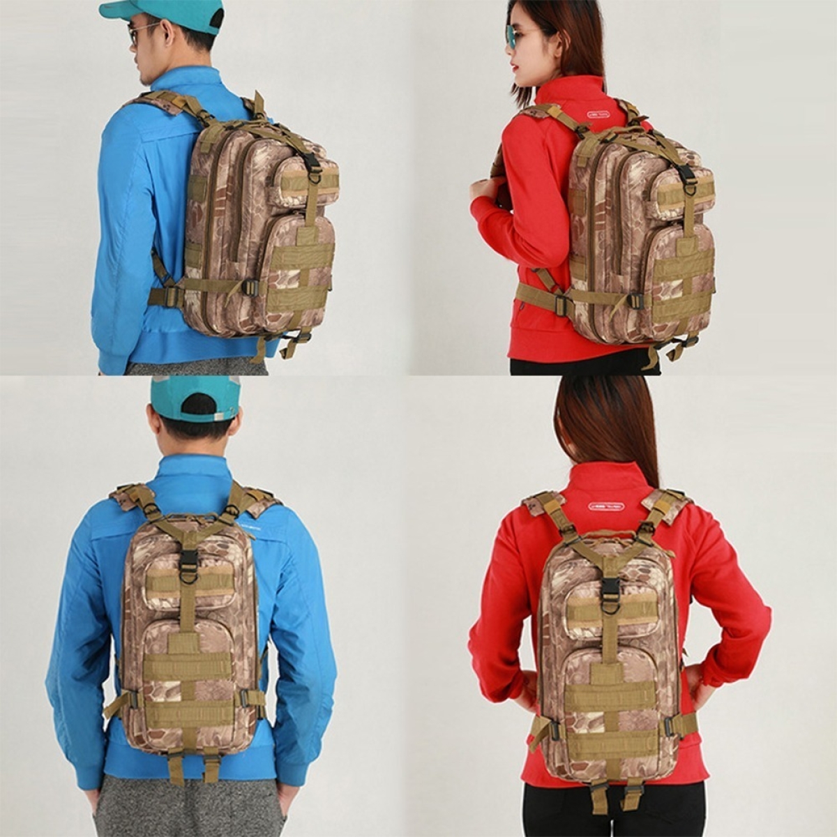 Mochila Táctica De Camping Mochilero Tipo Militar 30 Lts - Imagen 8