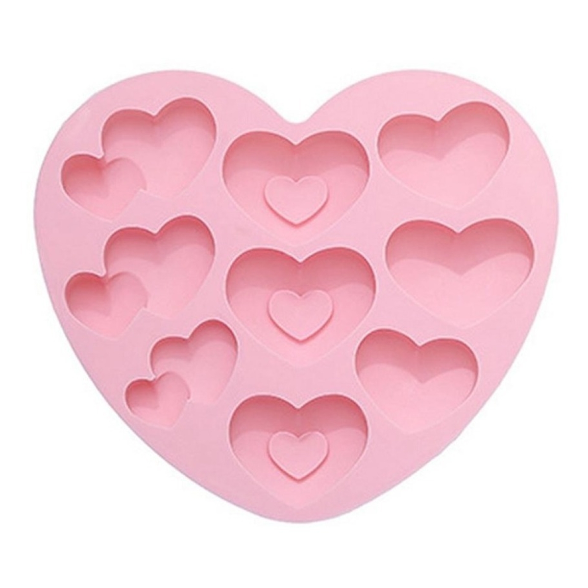 Molde De Silicona Corazones Bombones Jabones Pasteleria - Imagen 7