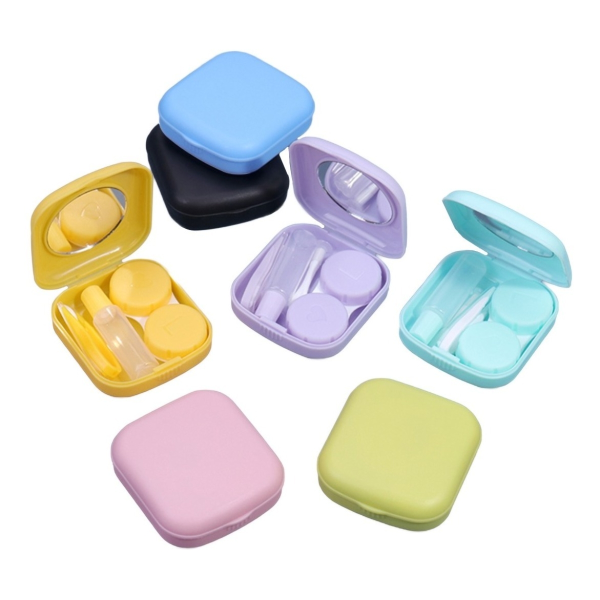 Mini Kit Estuche Para Lentes De Contacto De Bolsillo O Viaje - Imagen 19