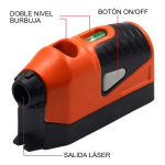 Mini Nivel Laser Profesional De Bolsillo Con Nivel Burbuja - Imagen 2