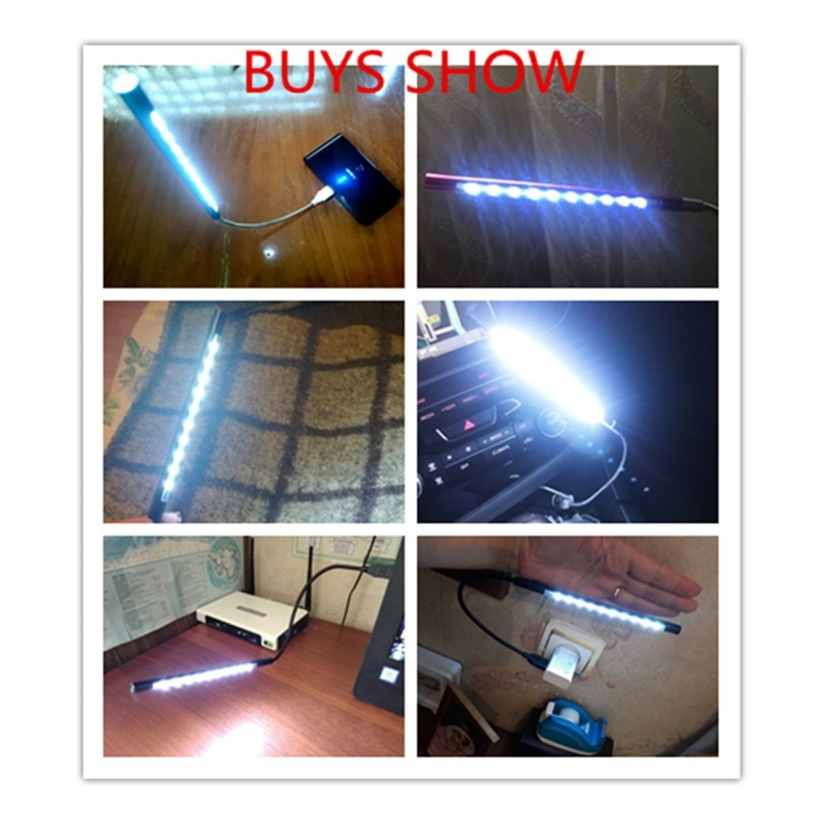 Linterna Luz Led Flexible Usb Para Notebook Laptop Pc Compu - Imagen 11