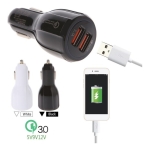 Cargador Carga Rápida Qc 3.0 Doble Usb Para Auto Encendedor - Imagen 3