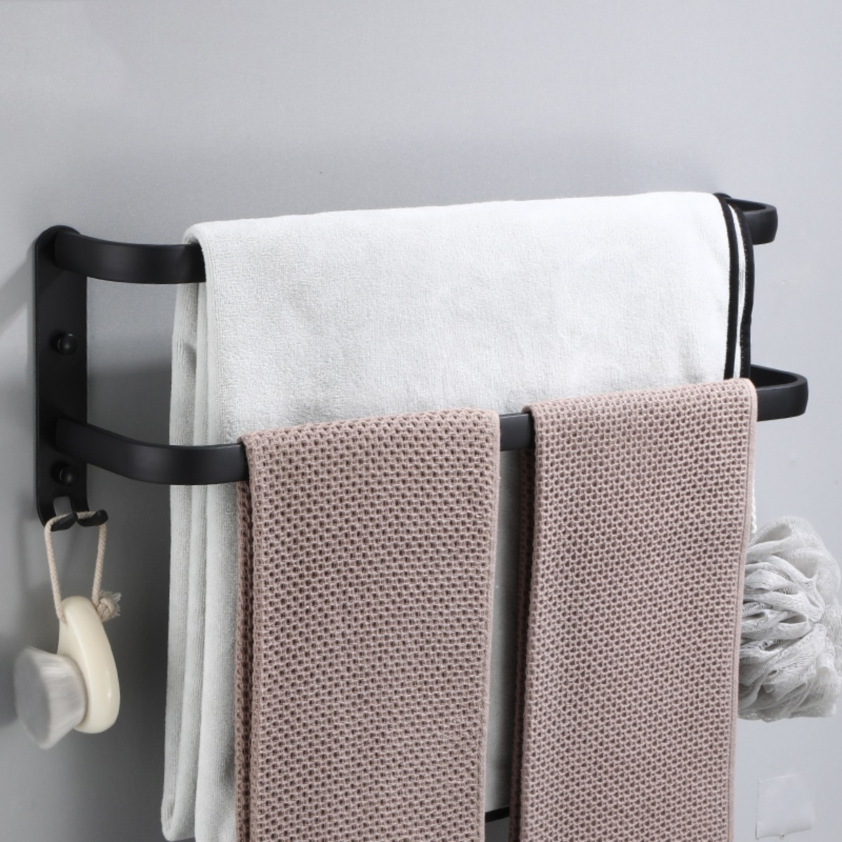 Soporte Para Toallas Repasador Toallero Baño Cocina Aluminio - Imagen 3