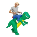 Disfraz Inflable Adulto Dinosaurio Diversión Fiestas - Imagen 3
