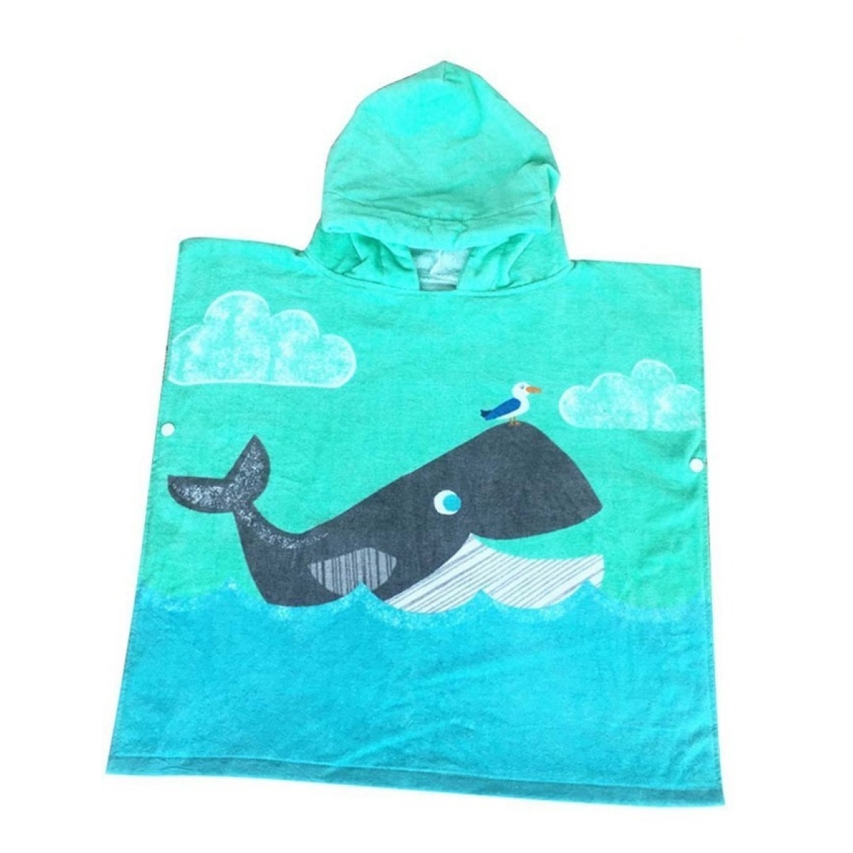 Toalla Playera Con Capucha Superabsorbente Varios Diseños - Imagen 6