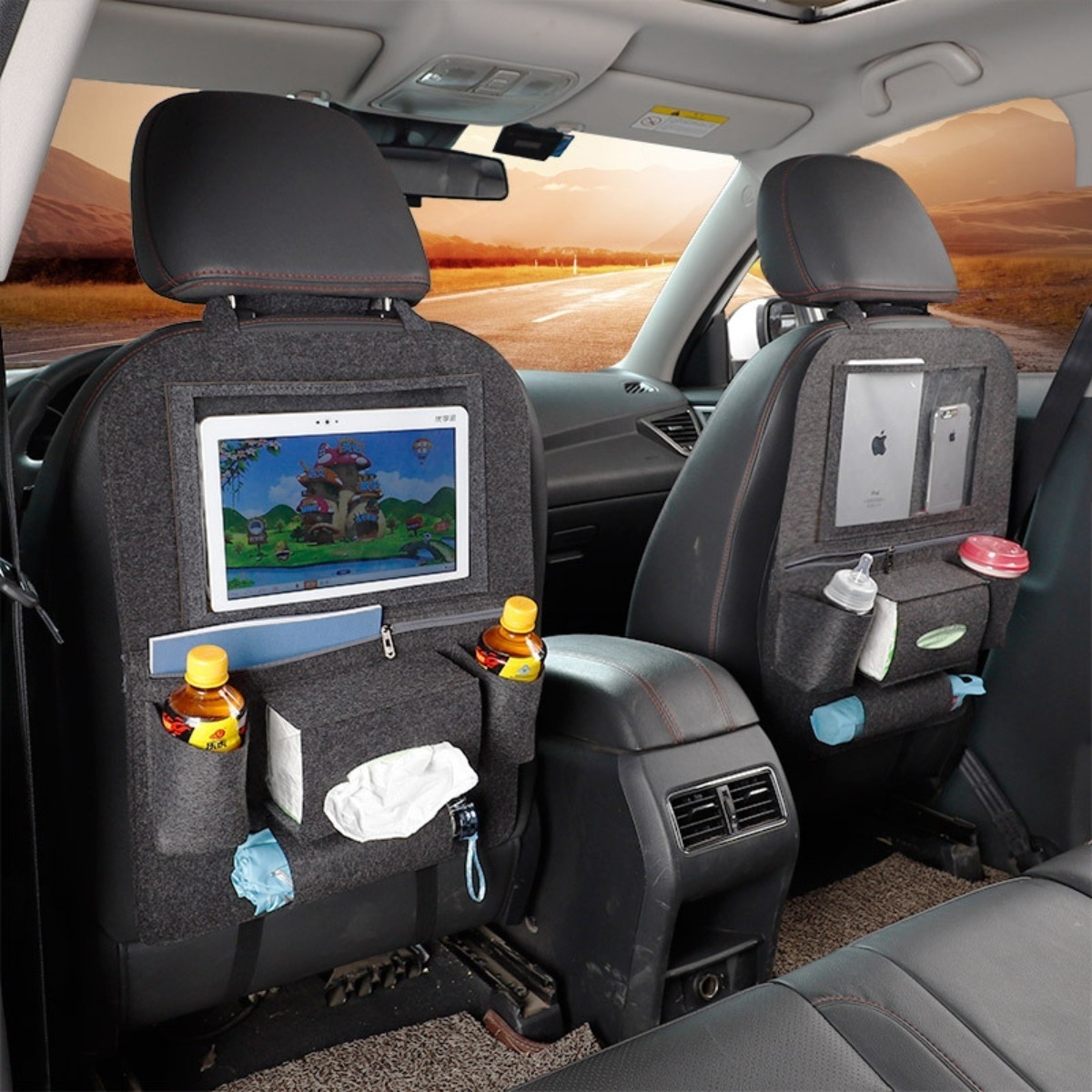 Organizador Multifunción De Automovil Varios Compartimentos - Imagen 3