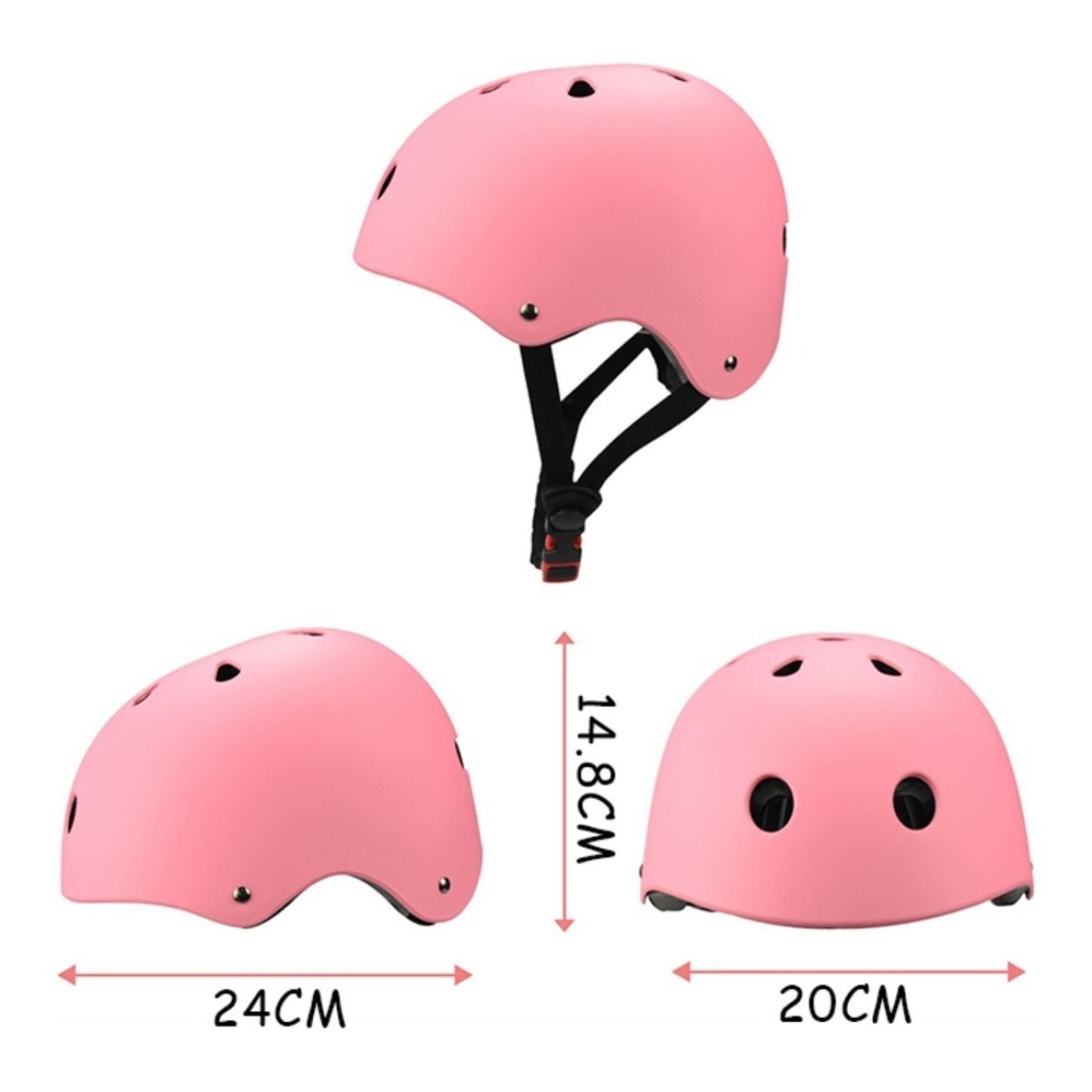 Set De 7 Protecciones Para Niños Casco Rodilleras Coderas - Imagen 2