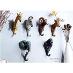 Percheros Decoración De Elefante Color Verde - Imagen 2